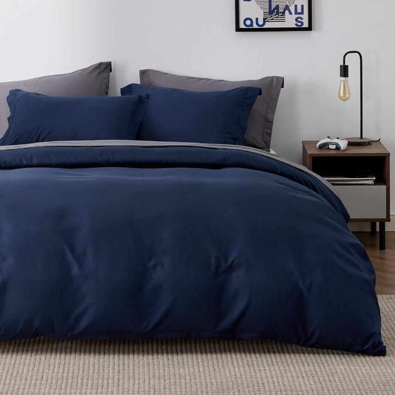 BEDSURE FULL NAVY DUVET SET
