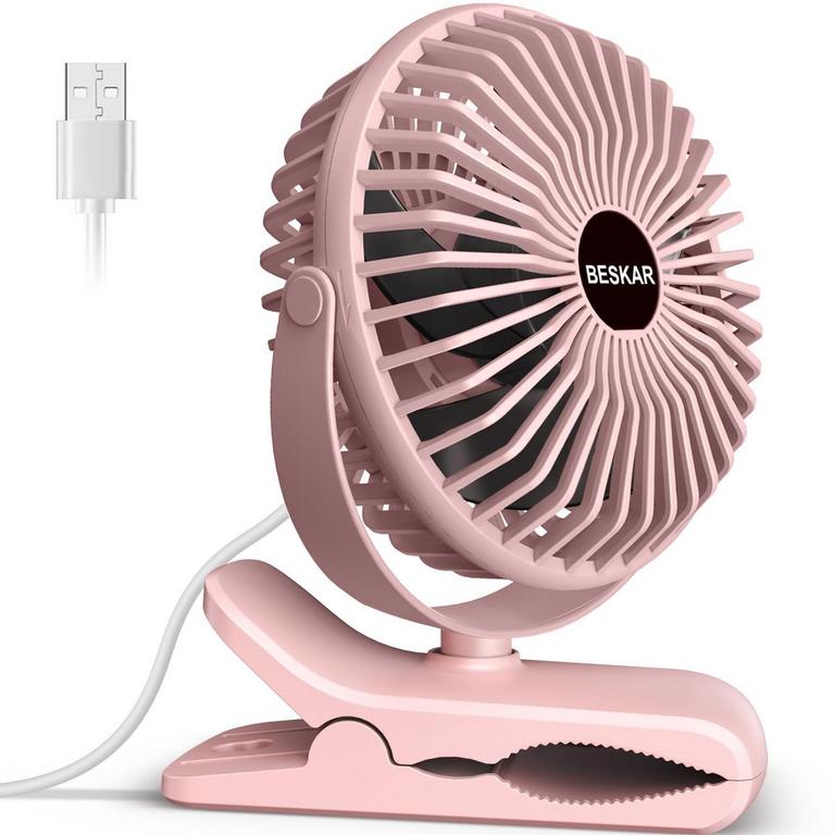 BESKAR PINK CLIP FAN