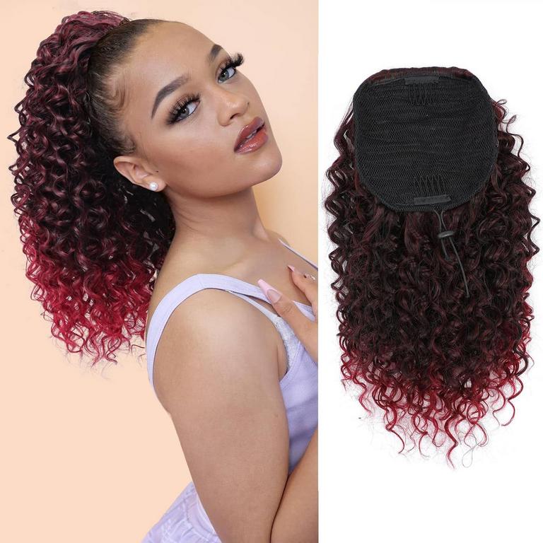 12IN OMBRE CURLY PONYTAIL