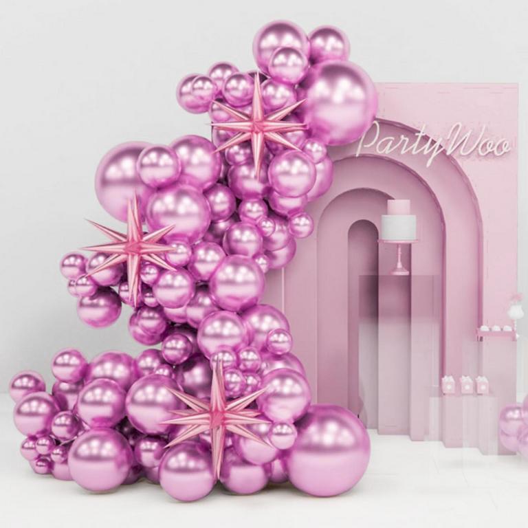 PARTYWOO METALLIC BALLOONS 110PC