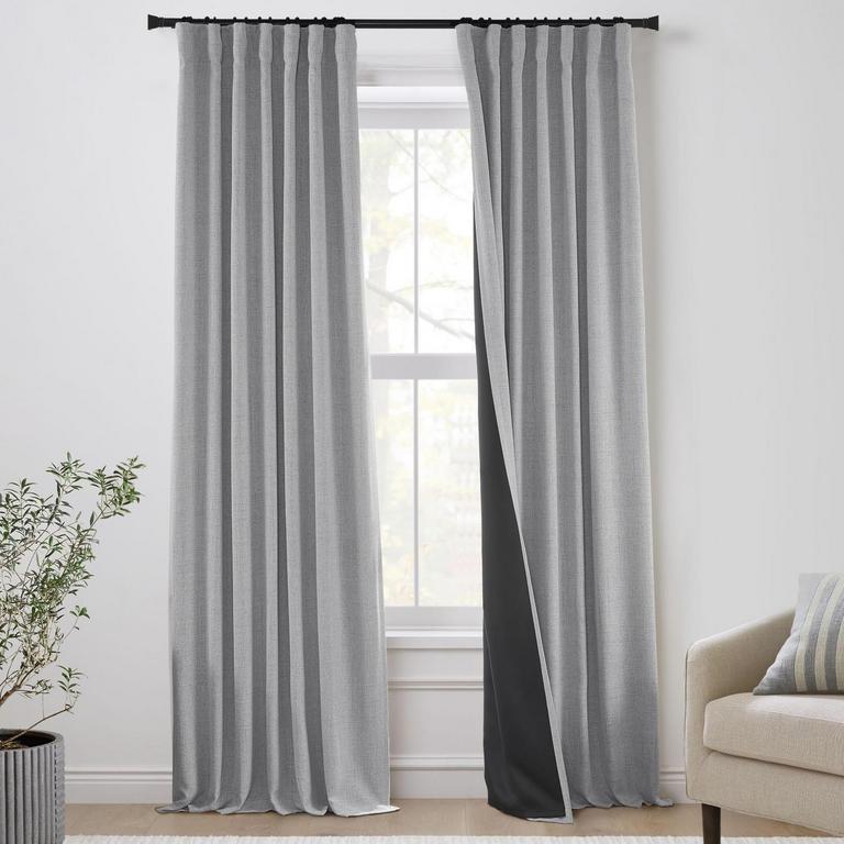 2 NOISE CANCELLING CURTAINS 96"L