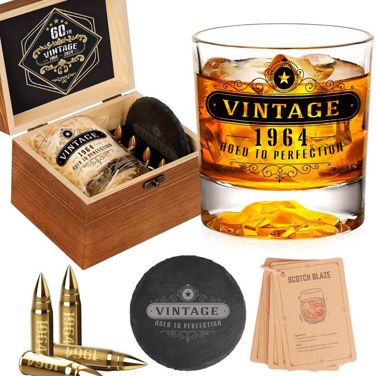 OAKSEA 60TH BDAY WHISKEY SET