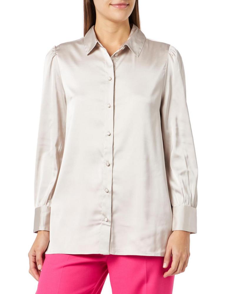 THE DROP SATIN SHIRT M