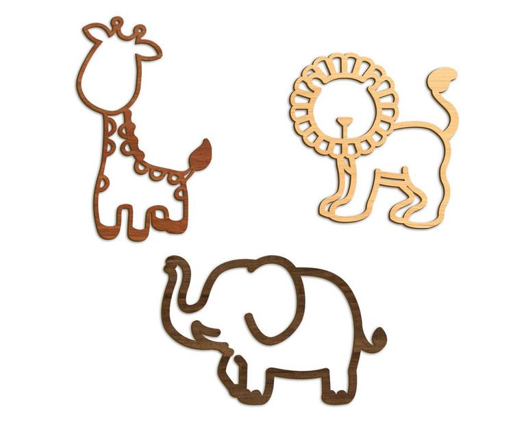 ANIMAL WALL DECOR SET