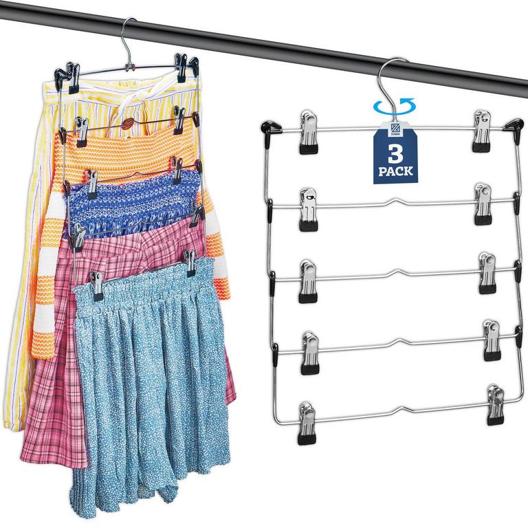 ZOBER 5-TIER SKIRT HANGERS