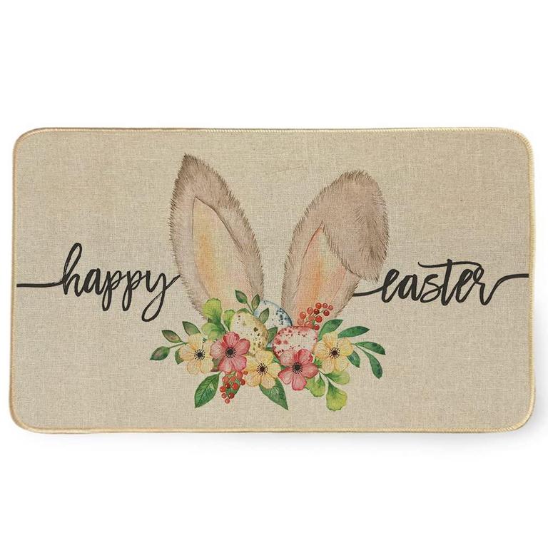 EASTER RABBITS DOORMAT