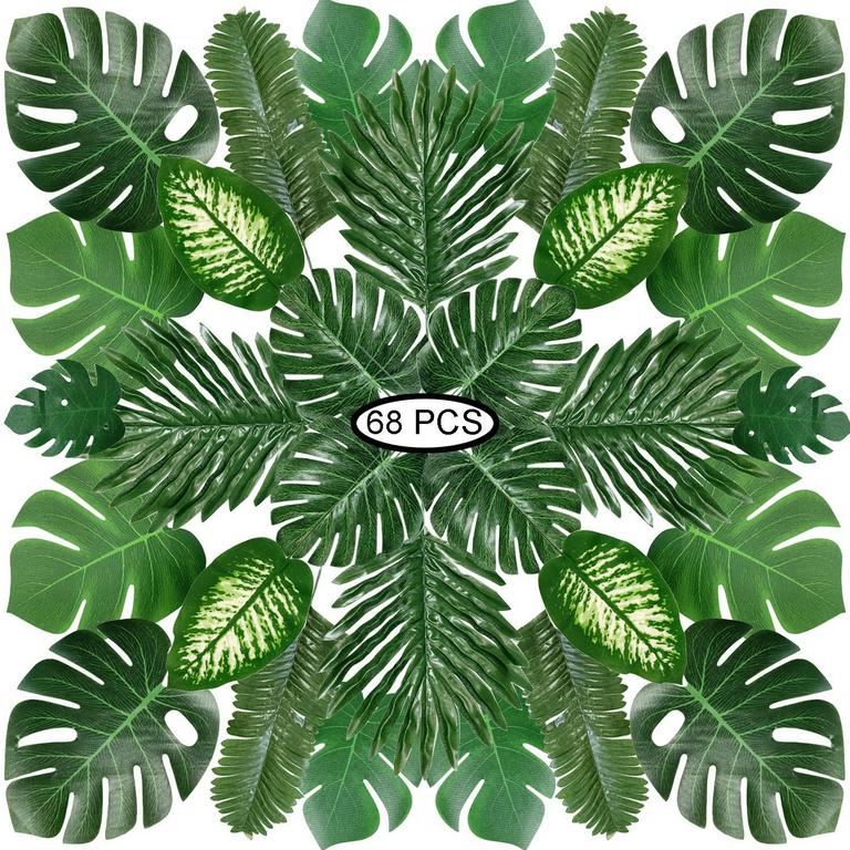 RECOSES 68PC TROPICAL LEAVES