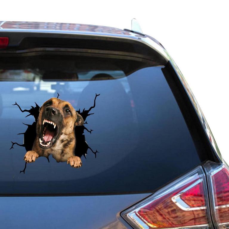 MALINOIS WINDOW STICKER