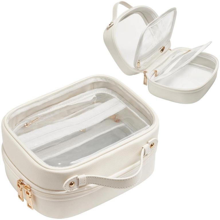 DOUBLE LAYER COSMETIC BAG
