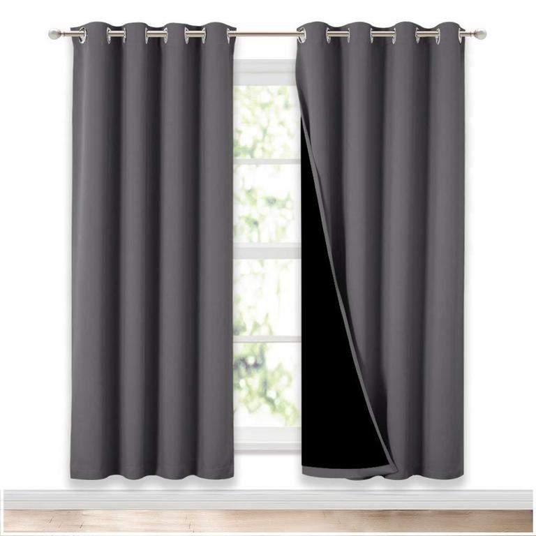 NICETOWN GREY FULL SHADE CURTAIN