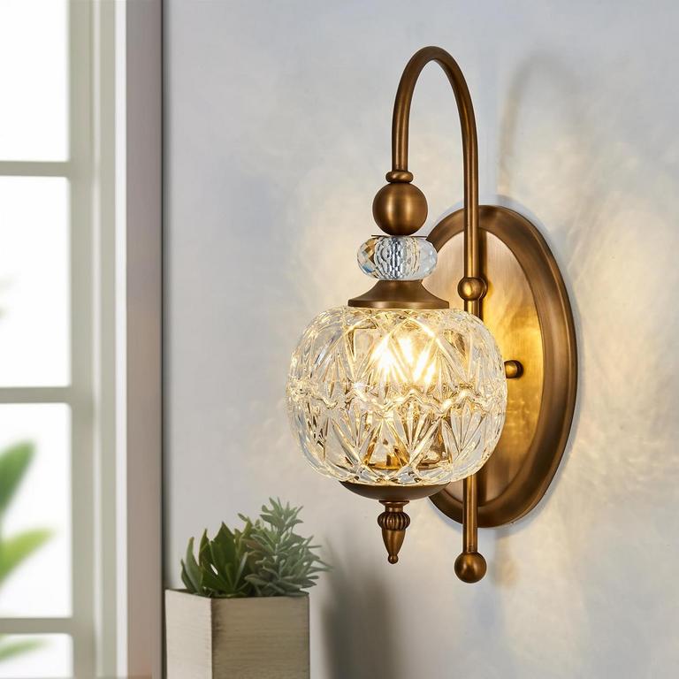 GOLD WALL SCONCE