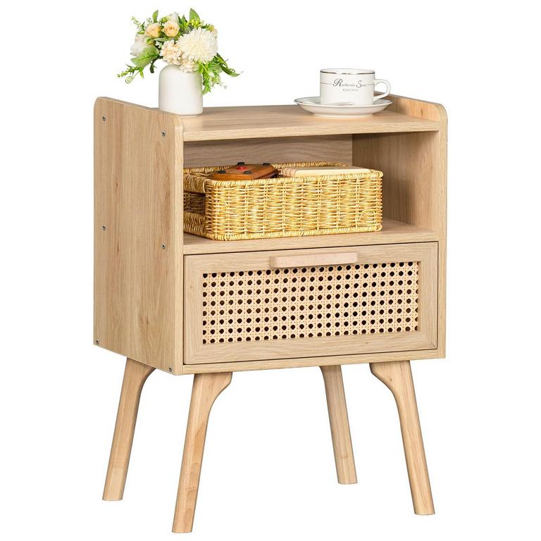 LERLIUO RATTAN NIGHTSTAND