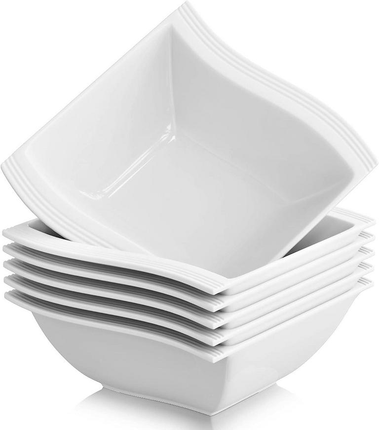 MALACASA CERAMIC BOWLS 6PK 