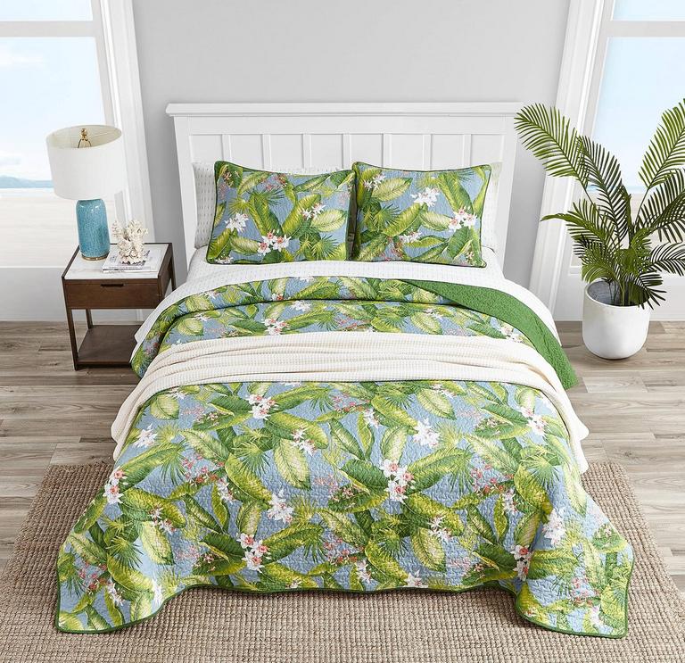 TOMMY BAHAMA QUILT SET