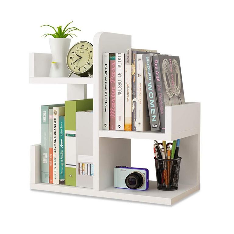 WOOD DESKTOP BOOKSHELF