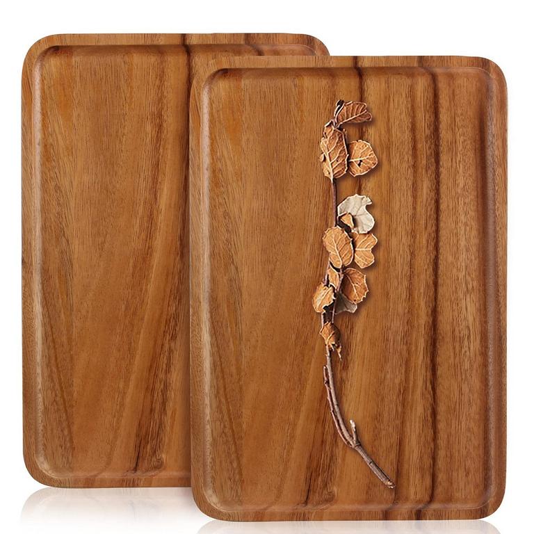 ACACIA WOOD SERVING TRAYS