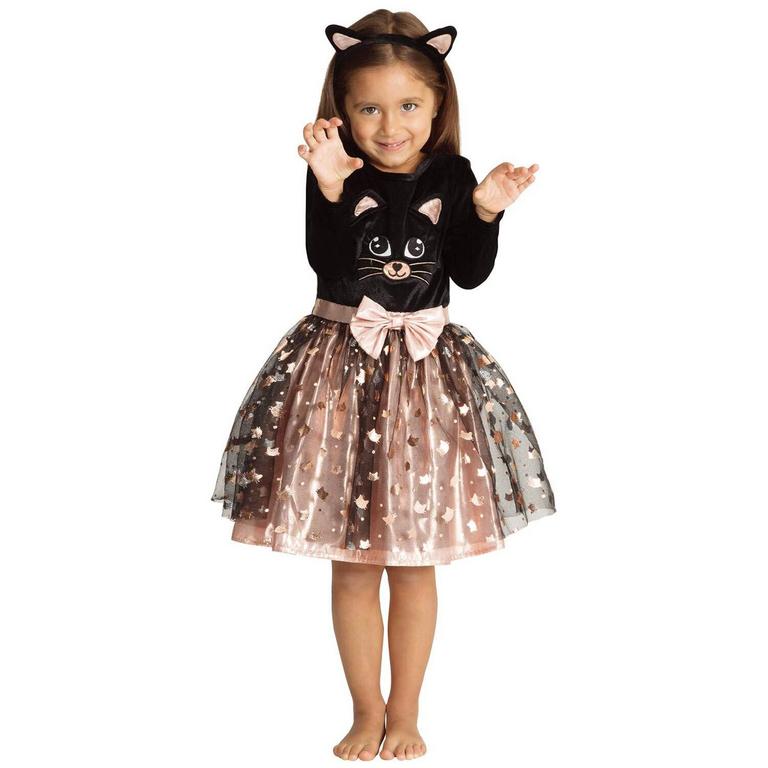 WIZLAND CAT COSTUME GIRLS 5-6Y
