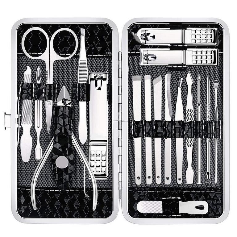 18PC STAINLESS MANICURE SET