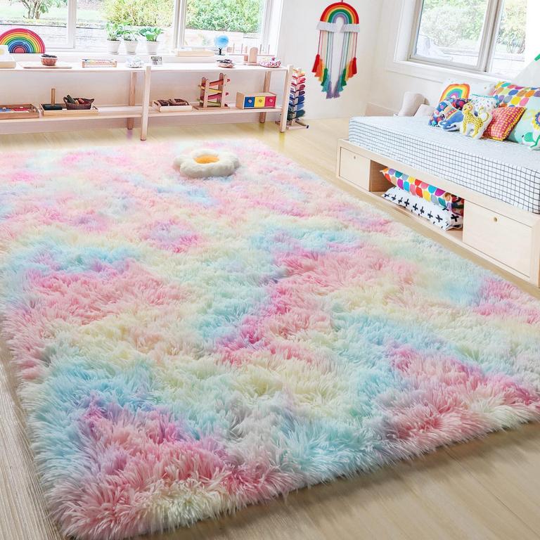 RUGTUDER 5X8FT FLUFFY AREA RUG