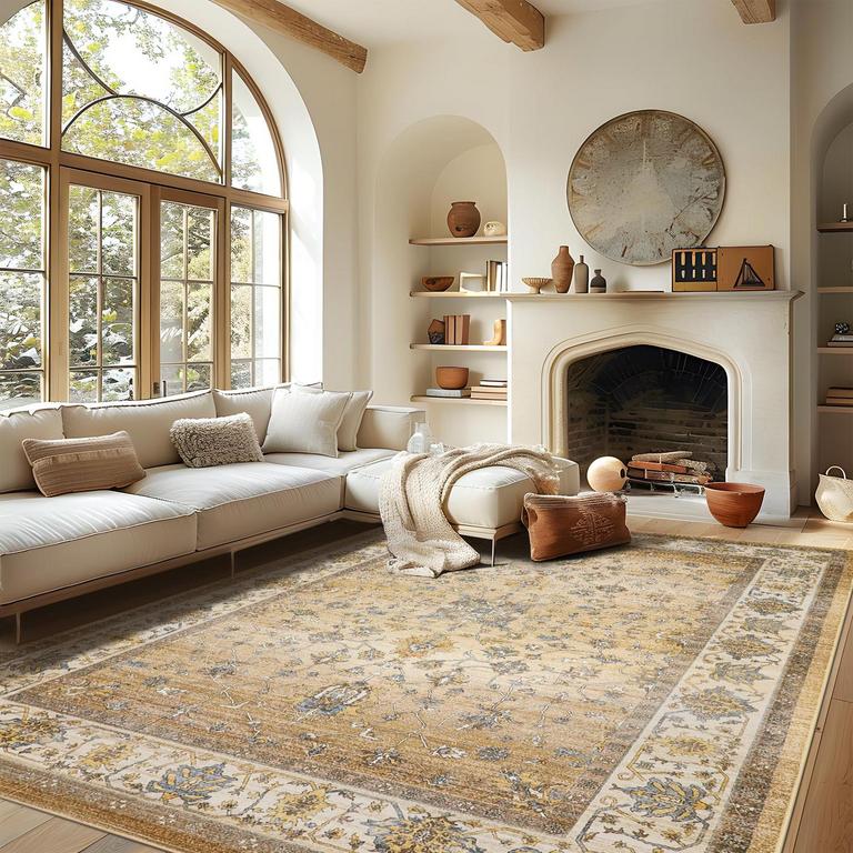 BEIMO APRICOT AREA RUG 3'X5'