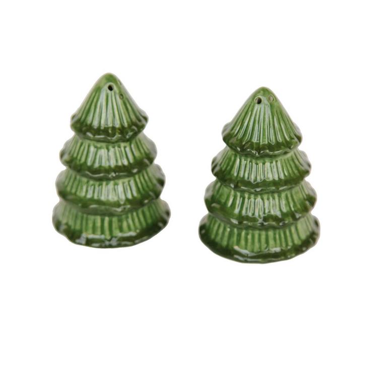 CHRISTMAS TREE SALT & PEPPER SHAKERS