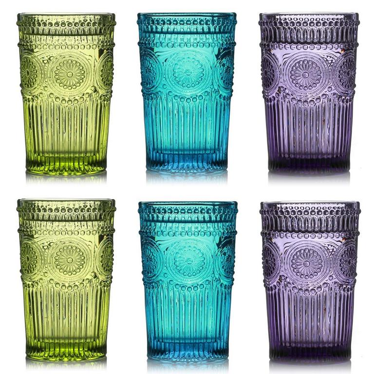 KINGROL VINTAGE GLASS TUMBLERS