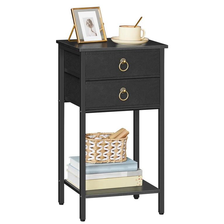 HOOBRO 2-DRAWER NIGHTSTAND