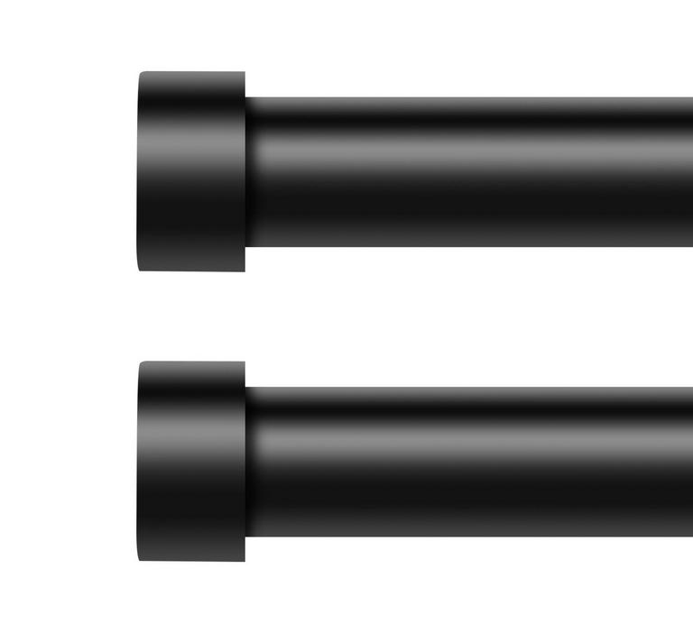 VOIIY 2PK CURTAIN RODS 18"-45"