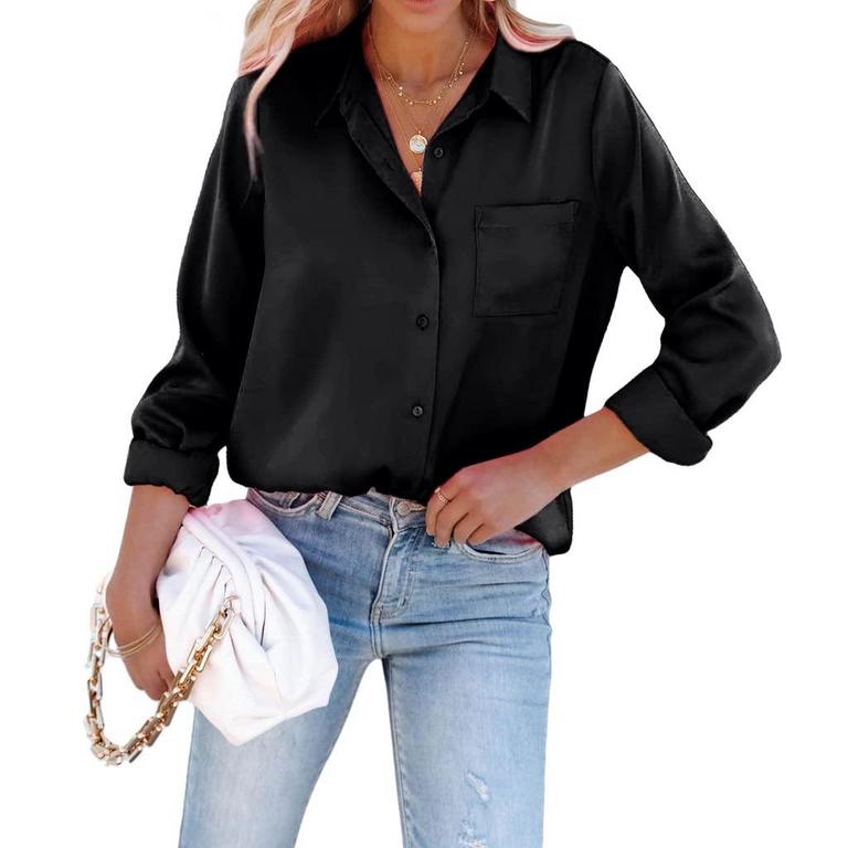 PAUSUS SILK SHIRT W SZ L