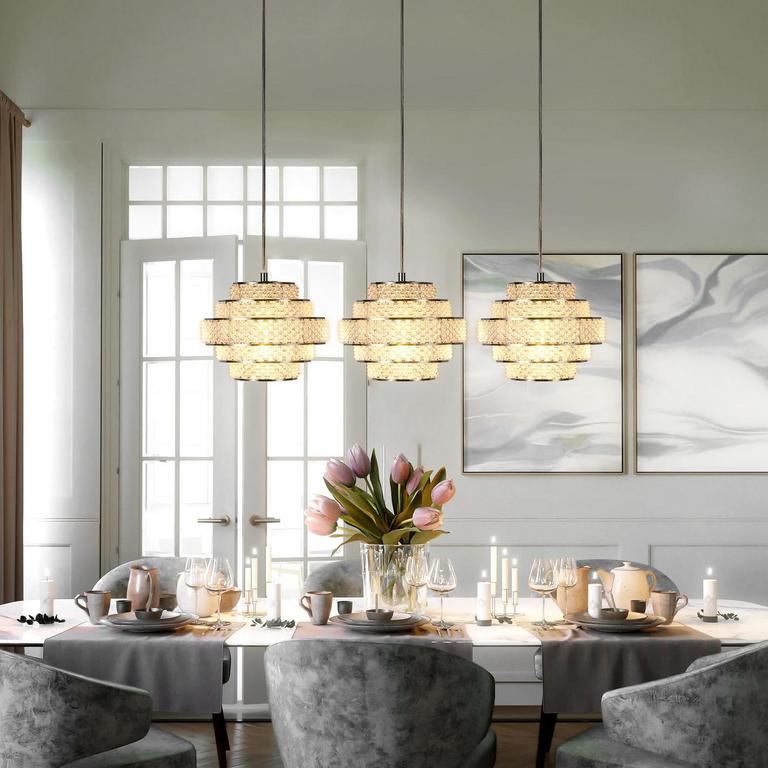 ACRYLIC LANTERN CHANDELIER