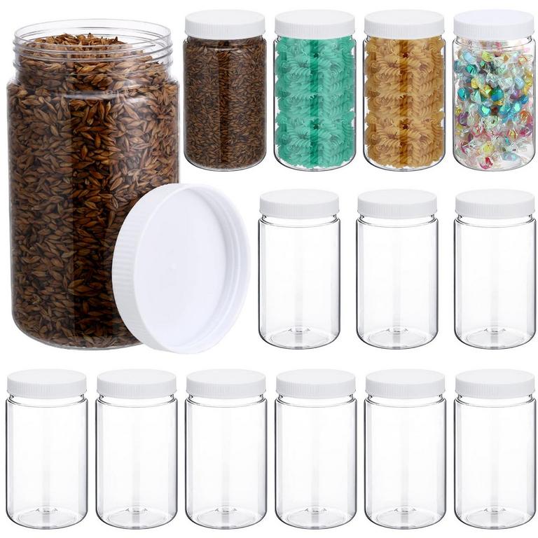 15PK 32OZ PLASTIC JARS