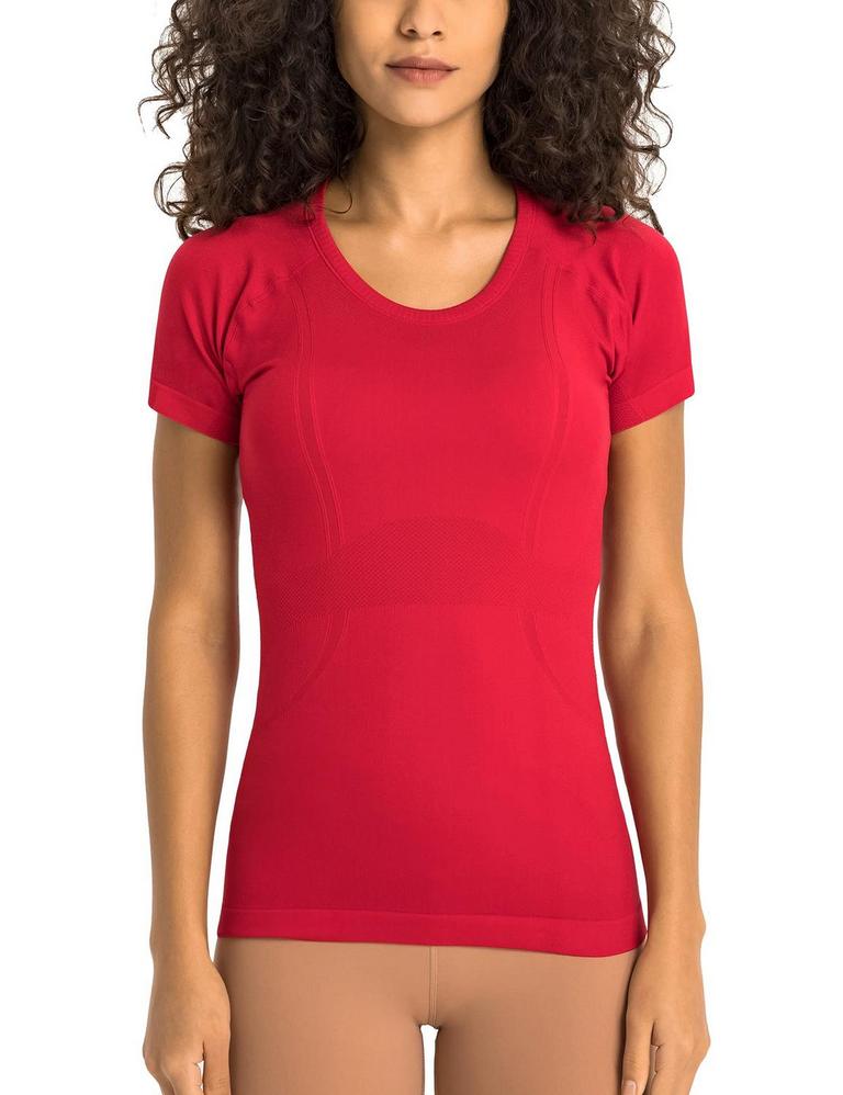 LUYAA GYM TOP L RED