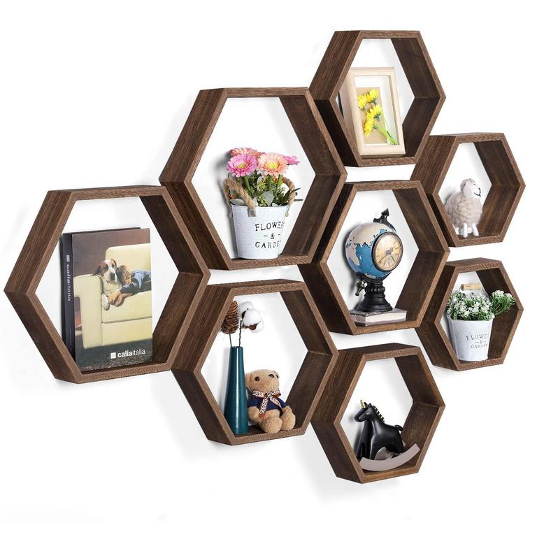 SEHERTIWY HEXAGONAL SHELVES