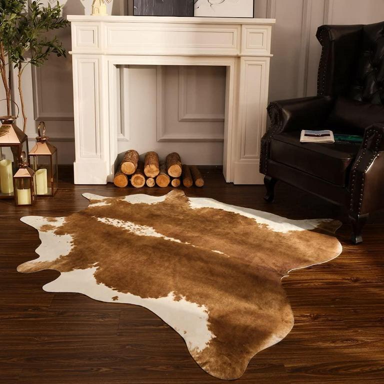 BENRON FAUX COWHIDE RUG