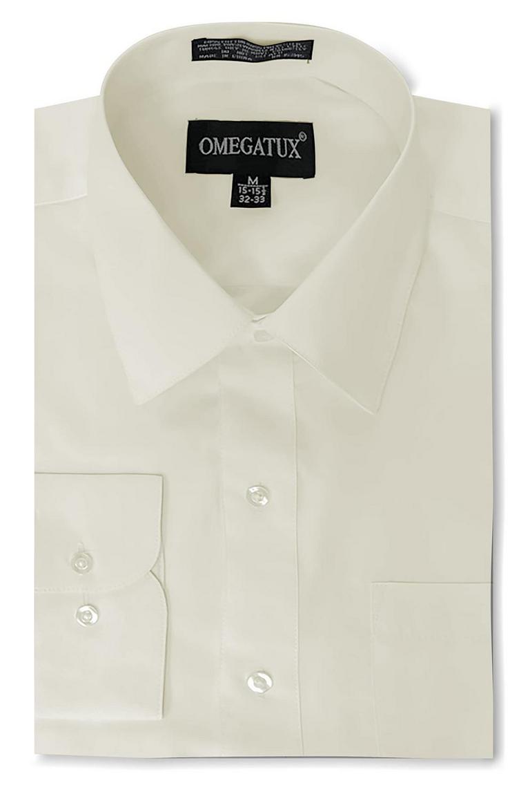 MEN SOLID DRESS SHIRTS 16.533