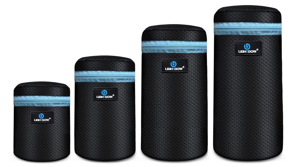 LIGHTDOW 4PCS LENS POUCH