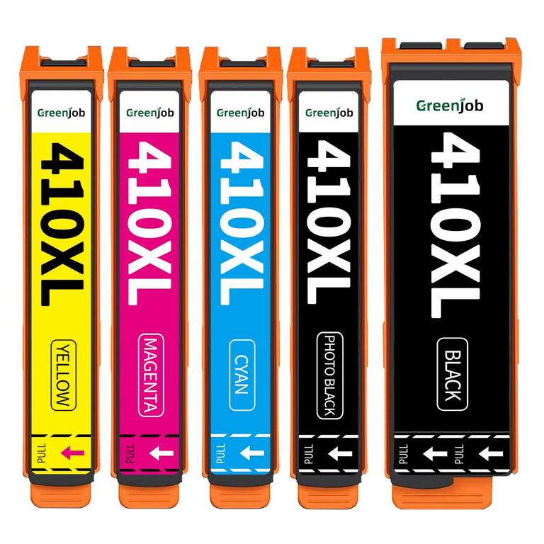 GREENJOB 410XL INK CARTRIDGES 5PK