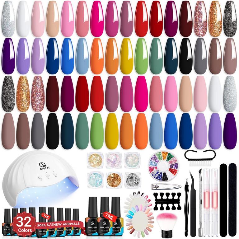 MEFA 56PC GEL NAIL KIT