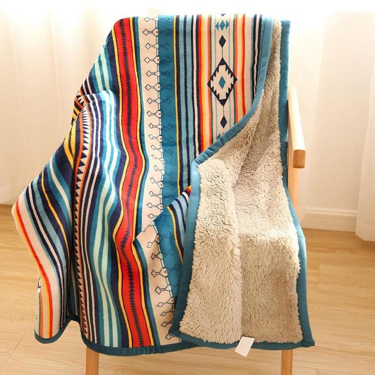 SHERPA BOHO THROW BLANKET