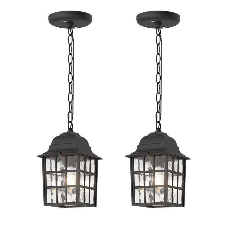 2PK OUTDOOR PENDANT LIGHT