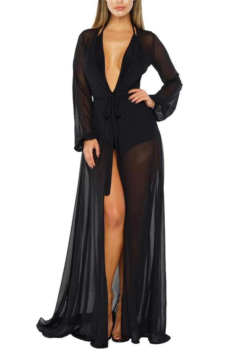 PINK QUEEN MAXI COVER UP