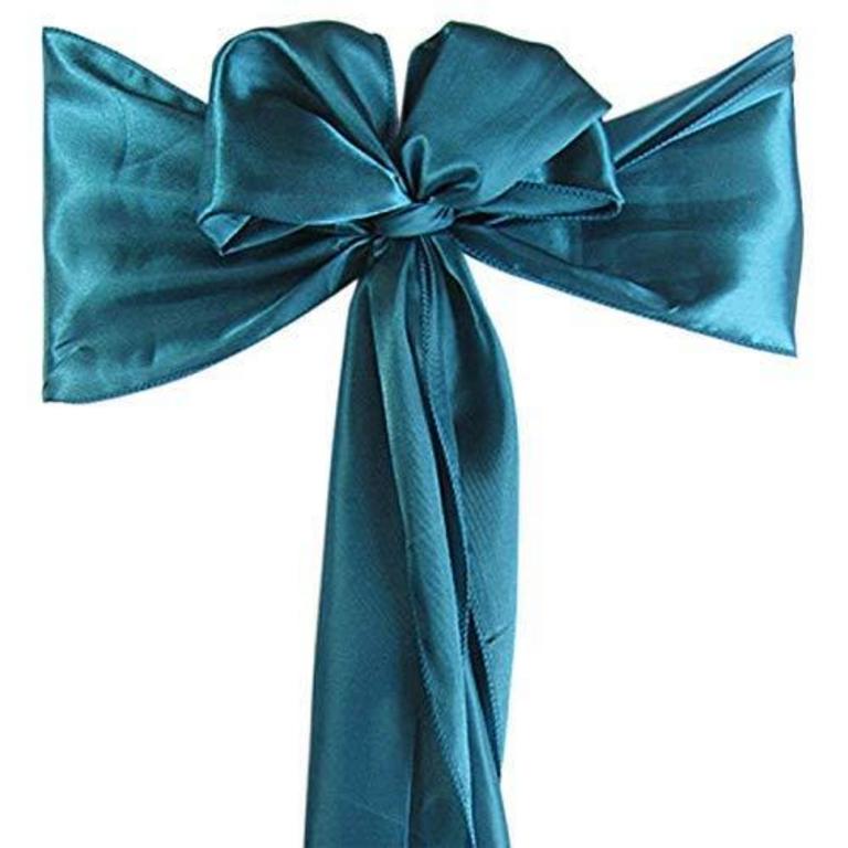 10 SATIN CHAIR SASHES