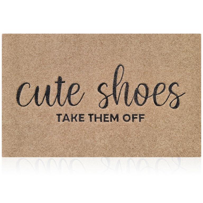 CUTE SHOES DOORMAT 18"X28"