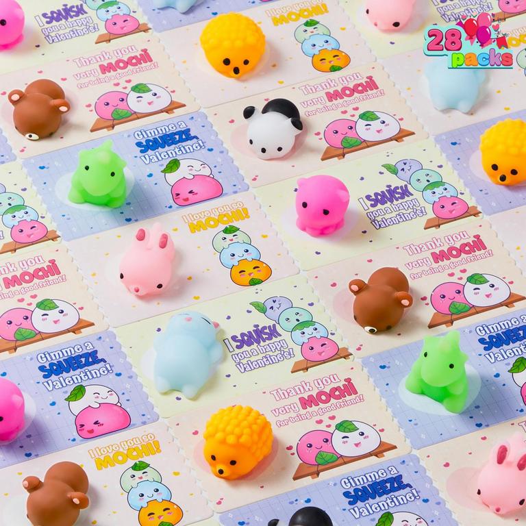 JOYIN VALENTINE MOCHI TOYS 28PK