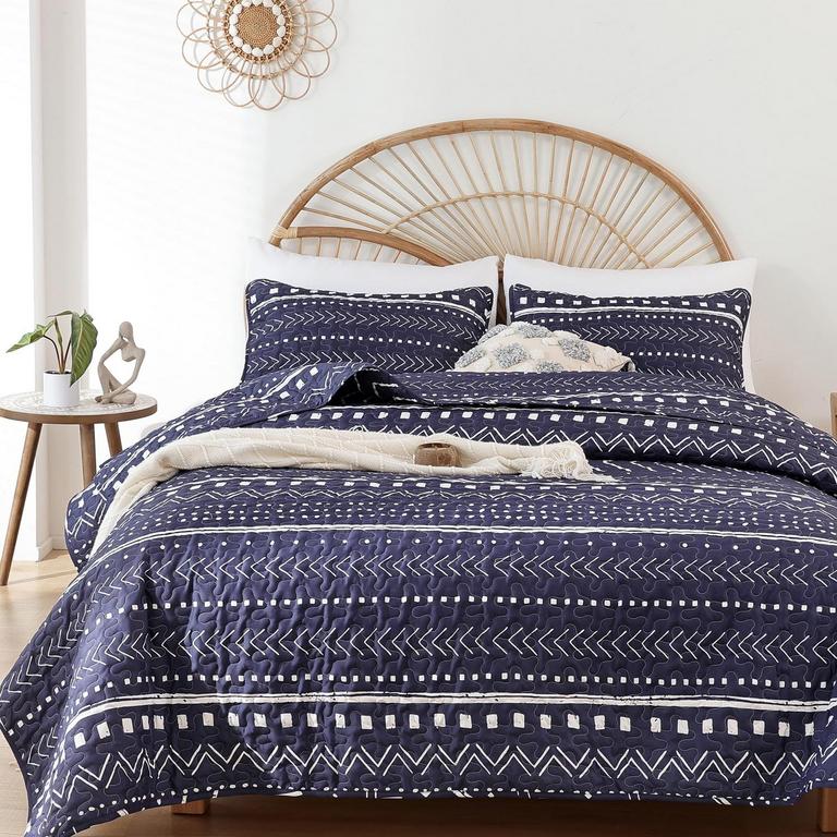 QUEEN BOHO QUILT SET