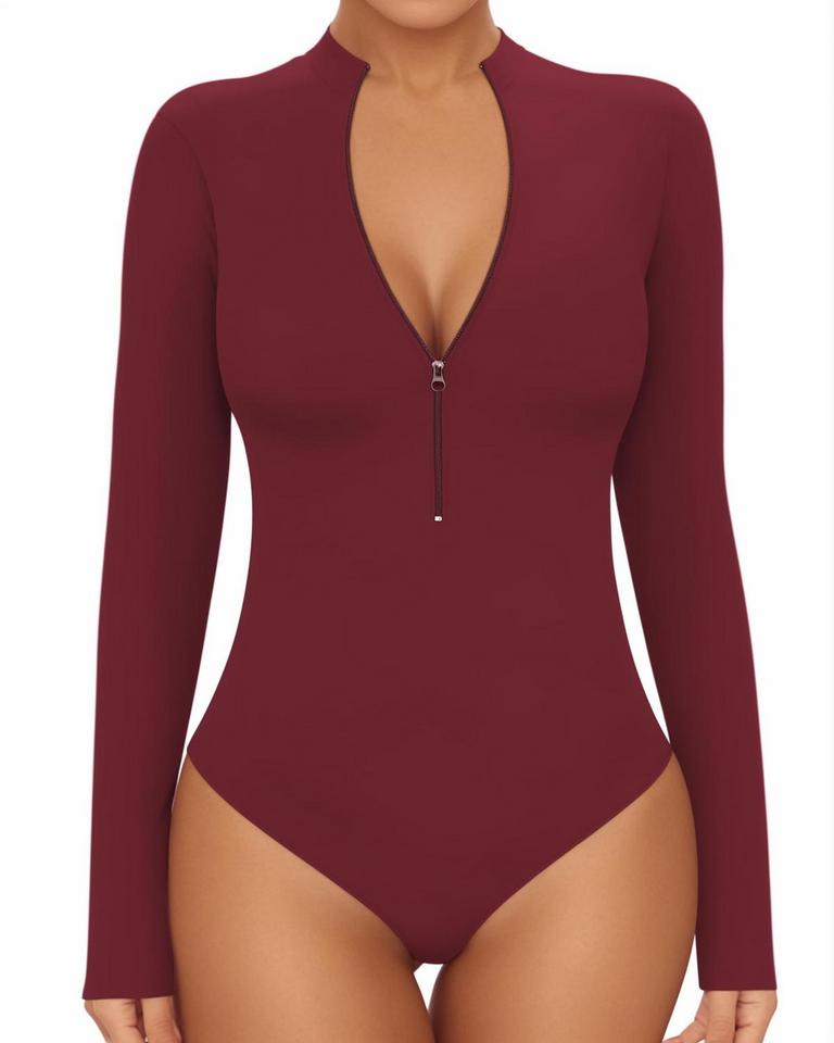 MANGOPOP ZIP UP BODYSUIT