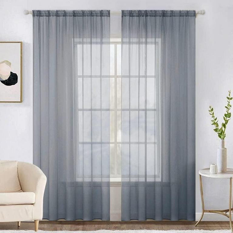 MIULEE GREY WINDOW PANELS