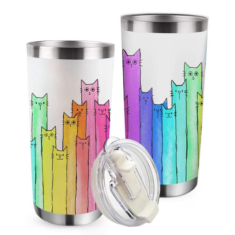 CAT LOVER COFFEE TUMBLER