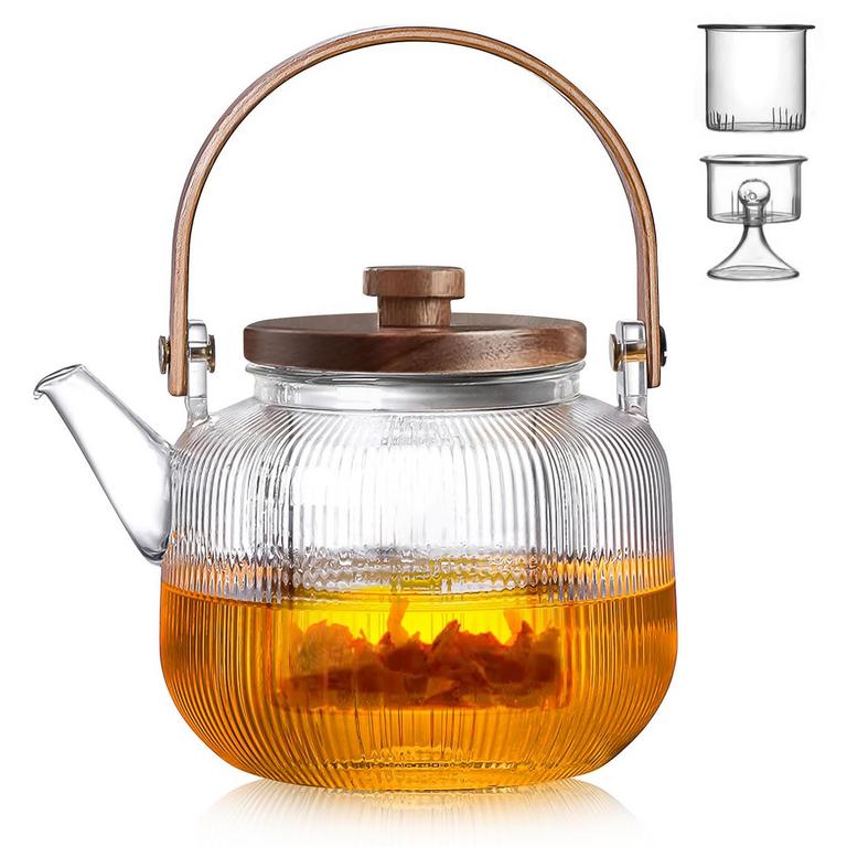 GLASS TEAPOT W/ INFUSER