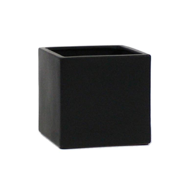 WGV BLACK CUBE VASE